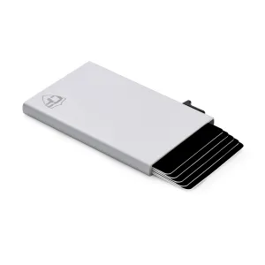 Card Blocr Credit Card Holder Silver Trigger Wallet