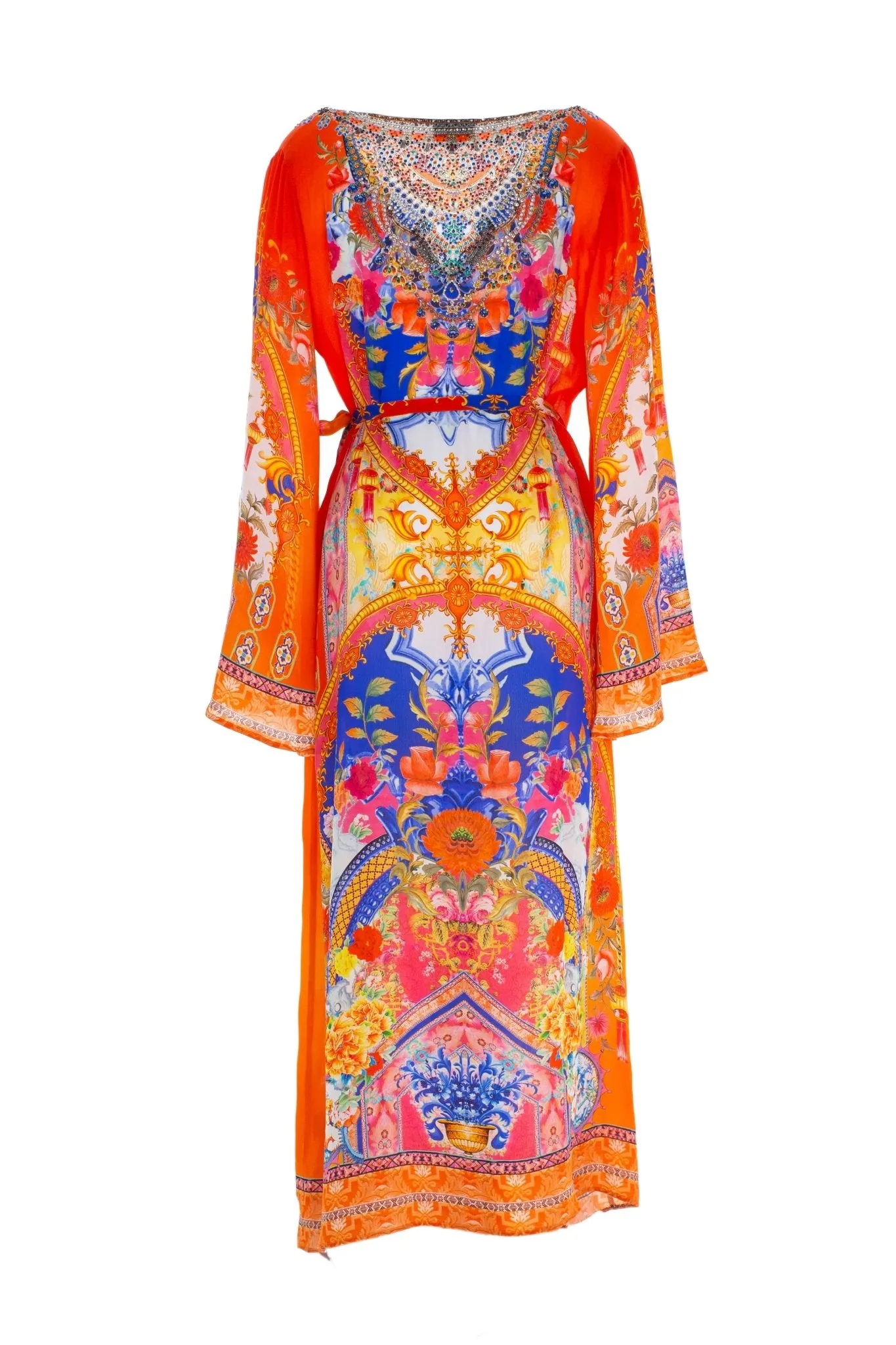 CARNIVAL SPIRIT WRAP DRESS