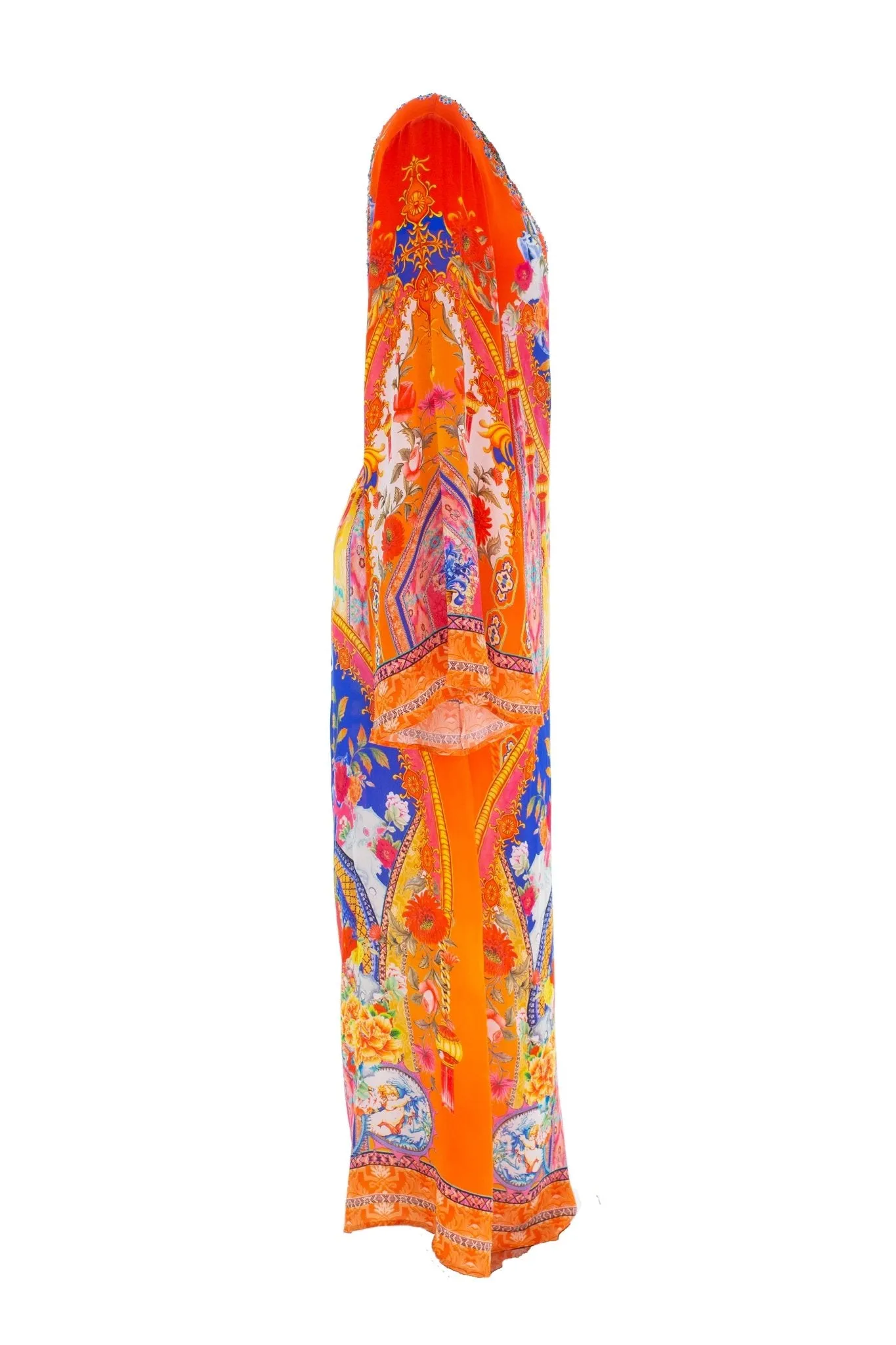 CARNIVAL SPIRIT WRAP DRESS