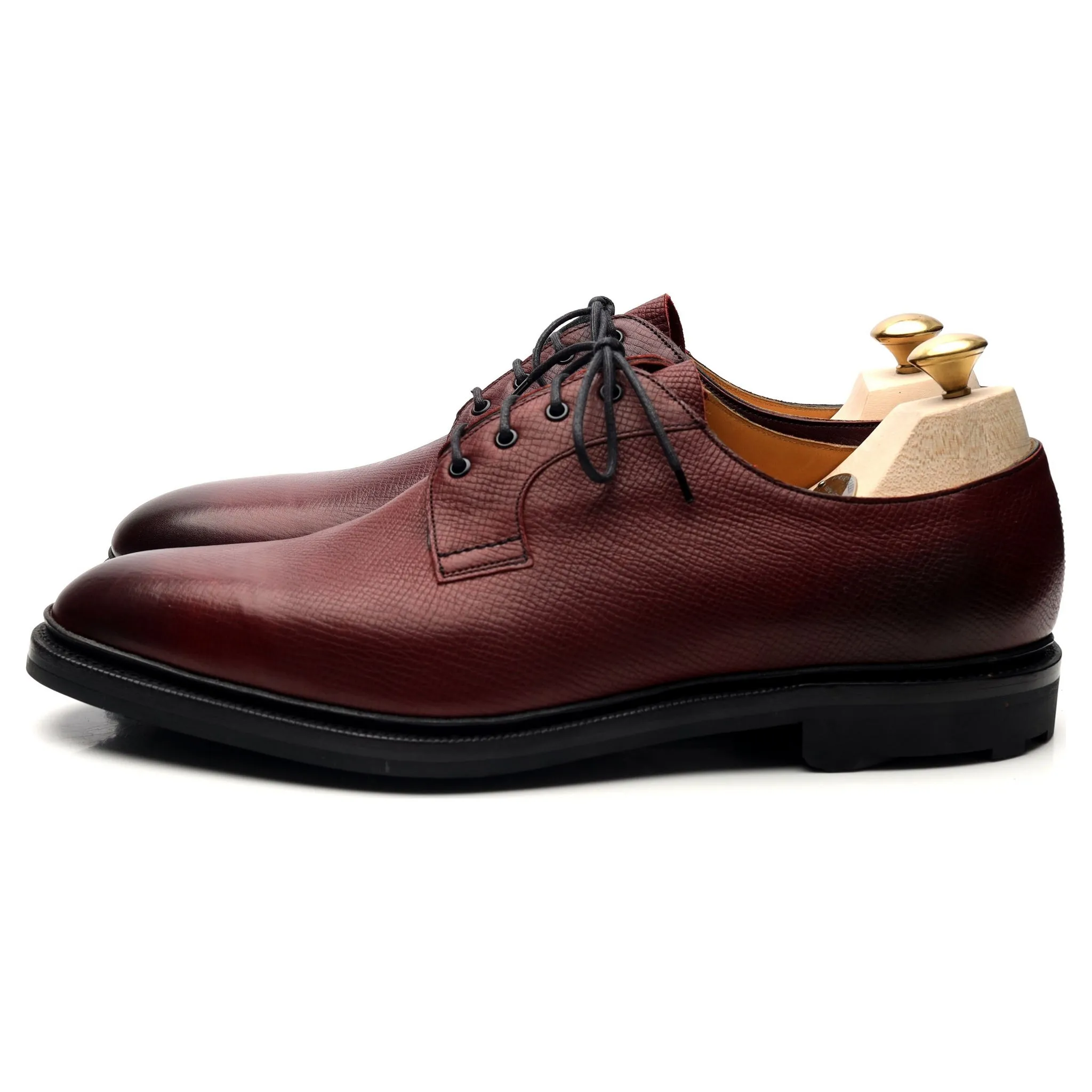 'Caudale' Burgundy Leather Derby UK 10.5 E