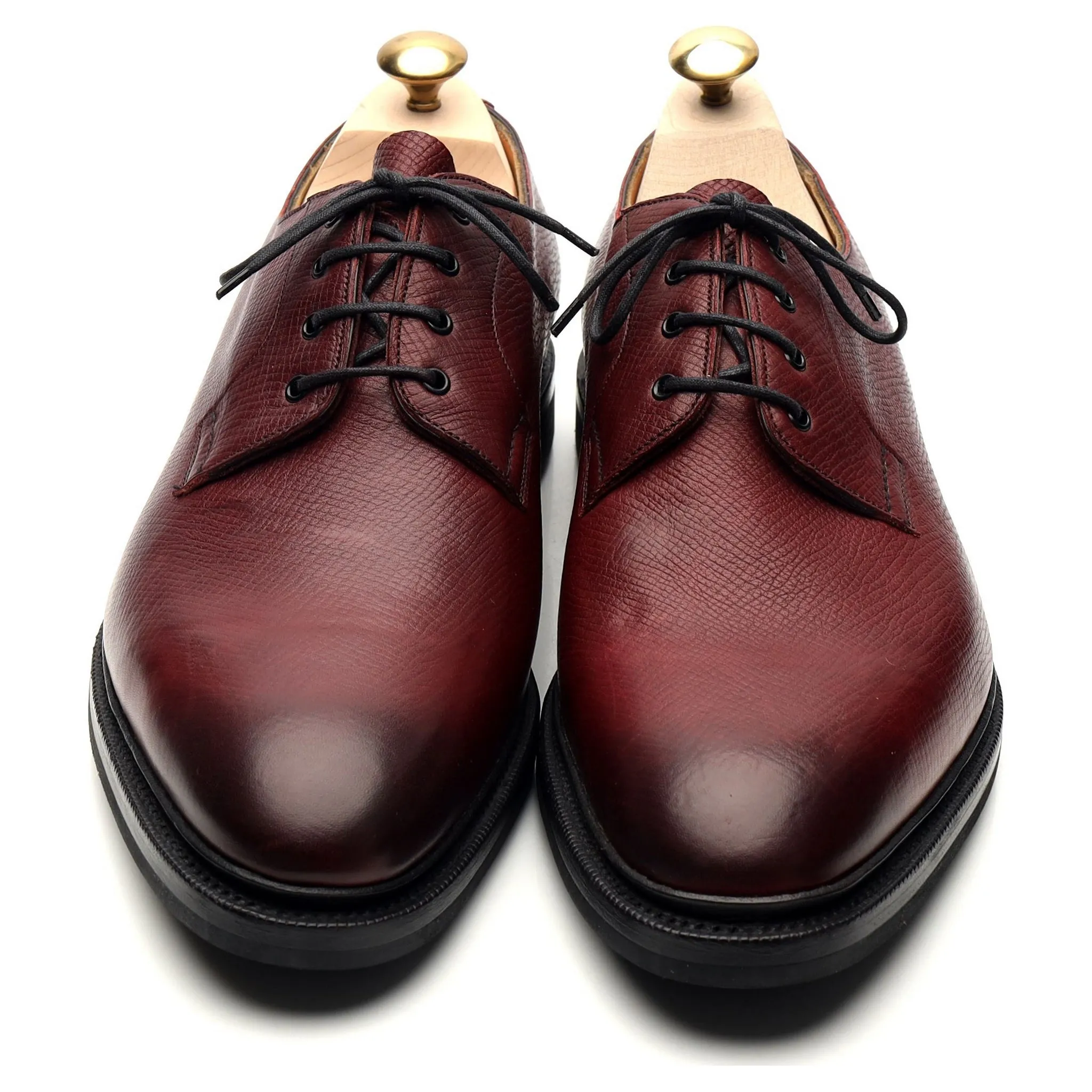 'Caudale' Burgundy Leather Derby UK 10.5 E