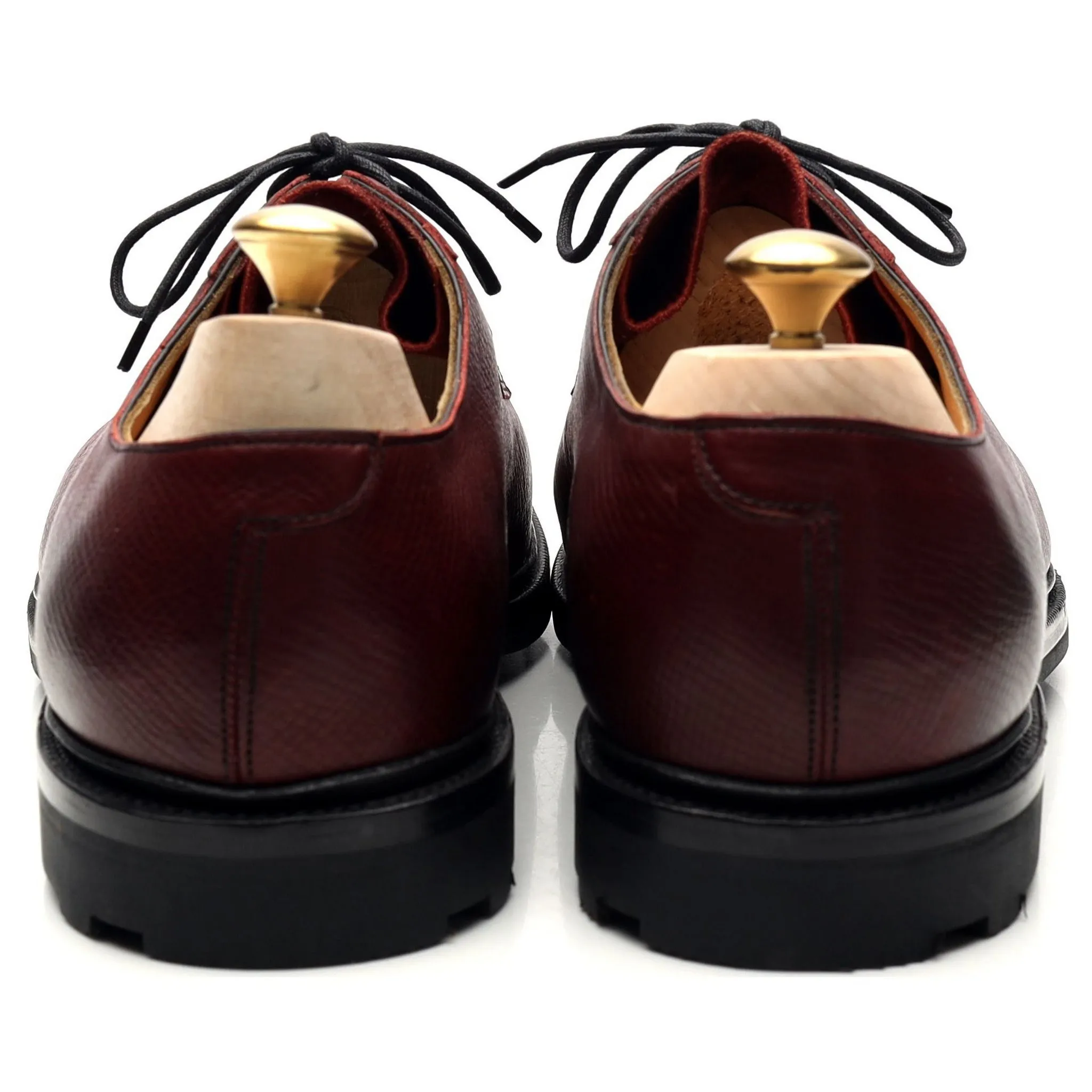 'Caudale' Burgundy Leather Derby UK 10.5 E