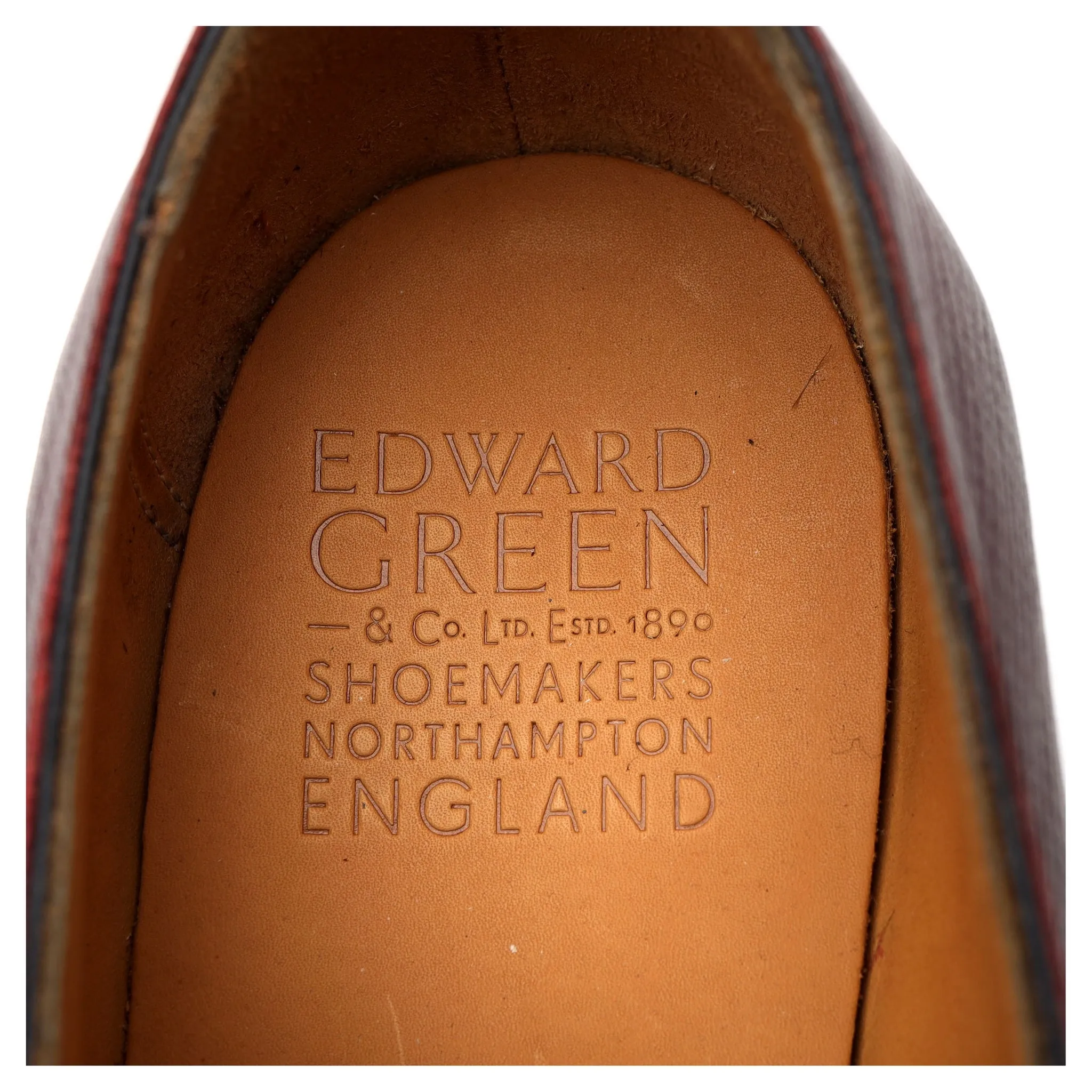 'Caudale' Burgundy Leather Derby UK 10.5 E