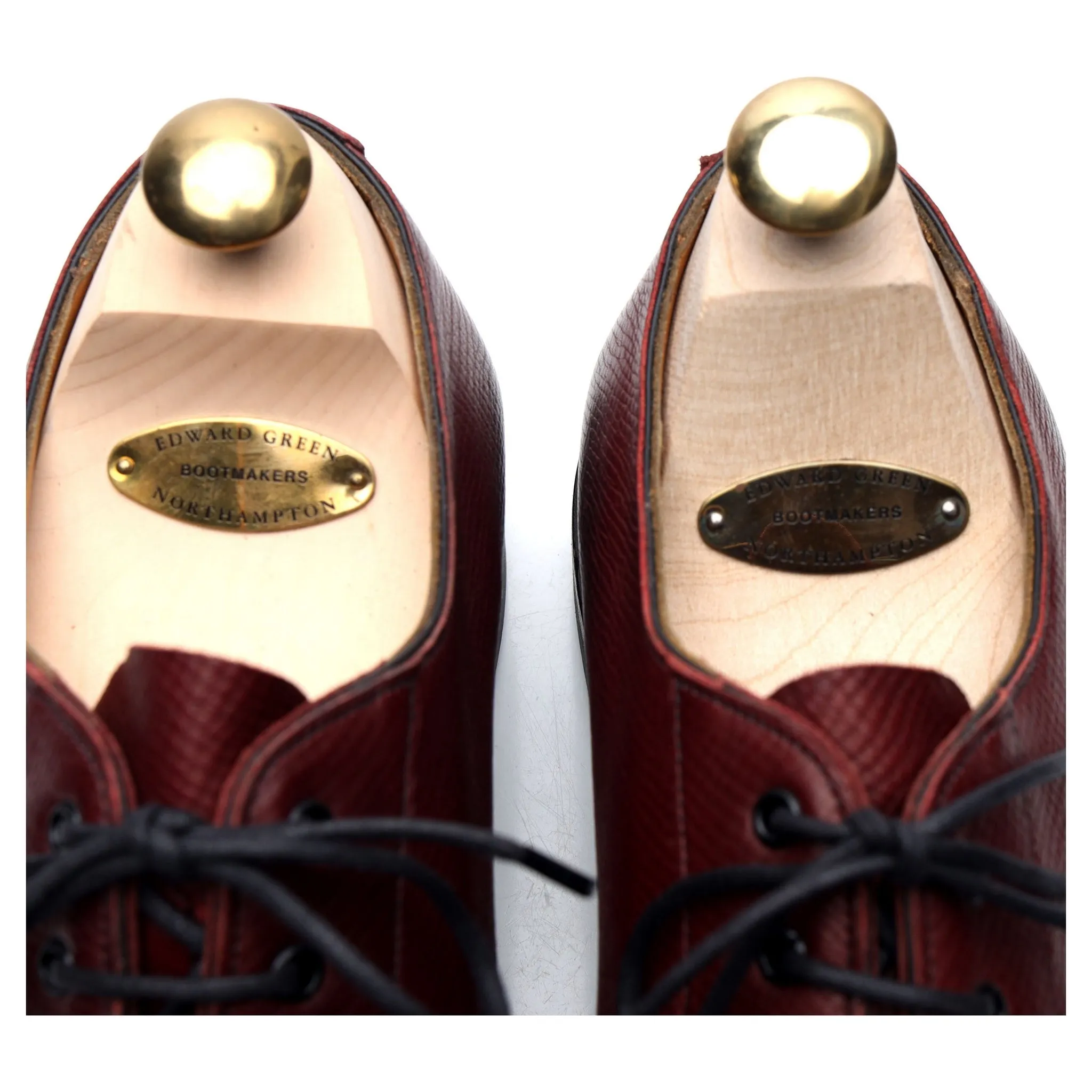 'Caudale' Burgundy Leather Derby UK 10.5 E