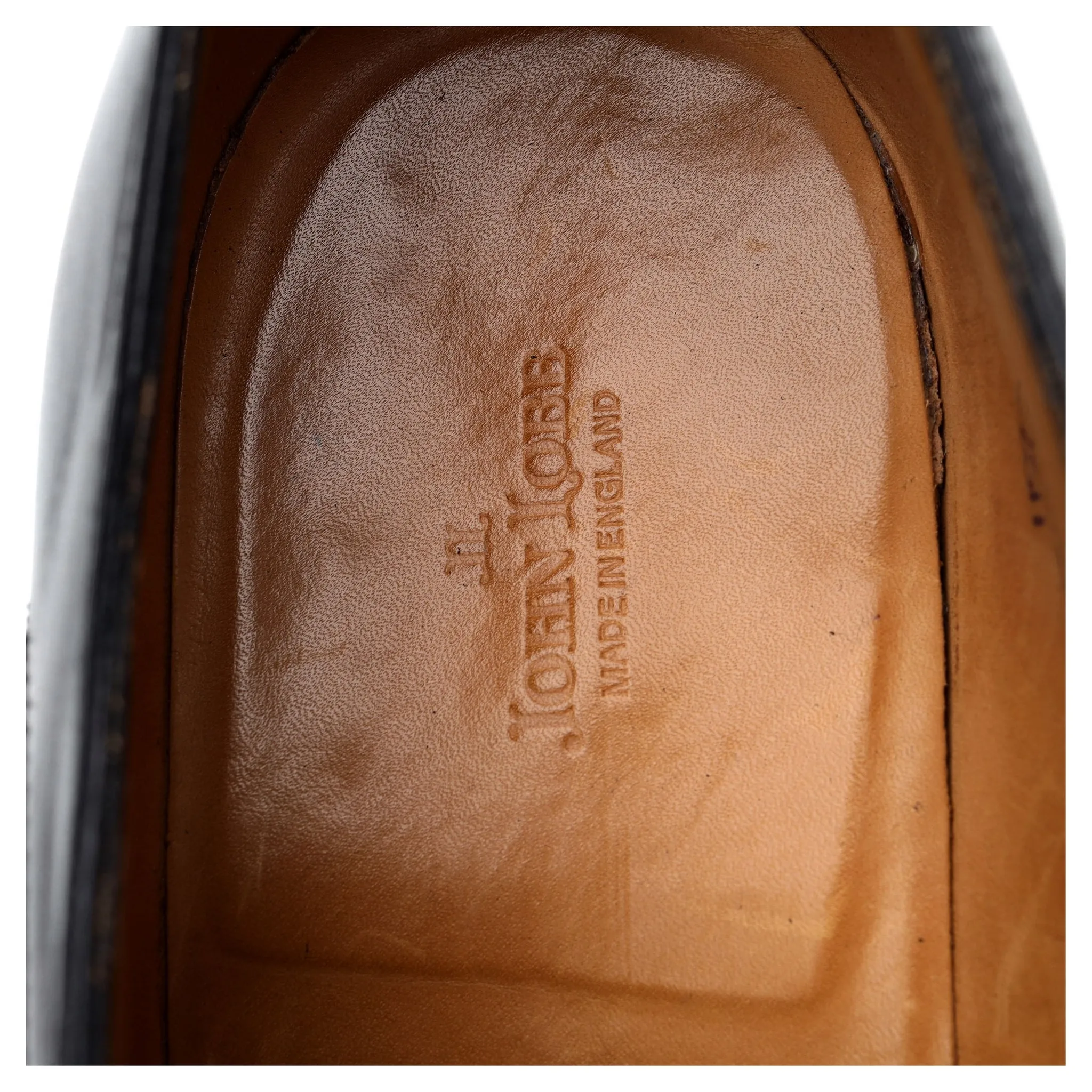 'Chelmsford' Black Leather Derby UK 8 E