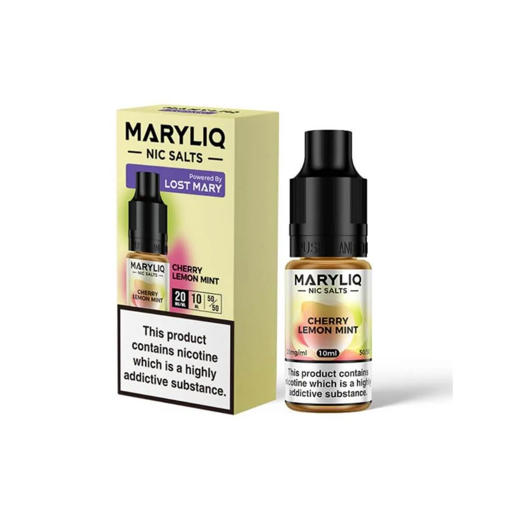Cherry Lemon Mint Nic Salt By Maryliq