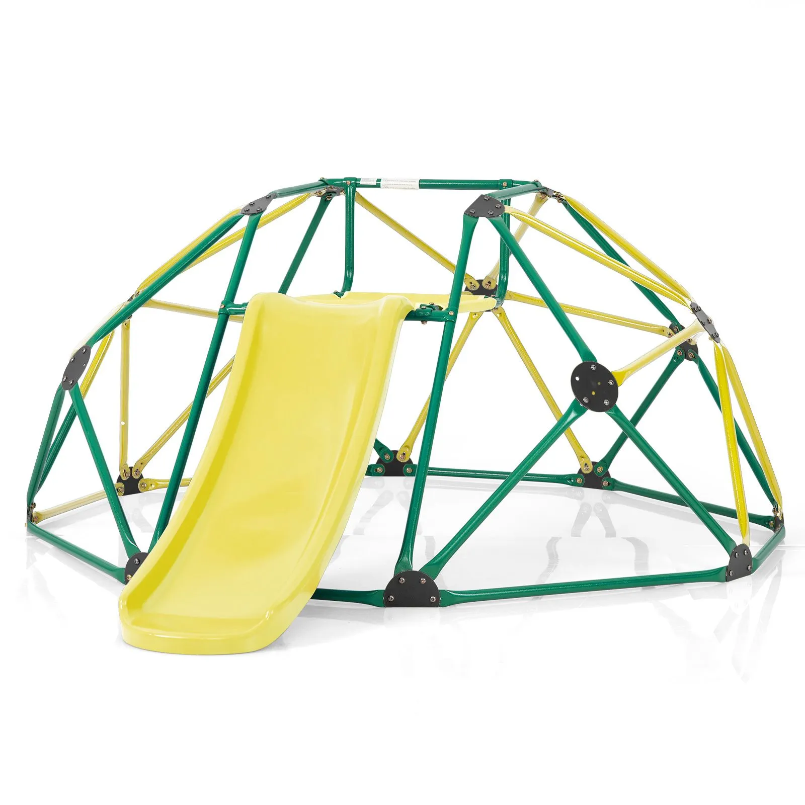 Children's XL Rust-resistant Indoor | Outdoor Montessori Climbing Frame Dome with Slide | 3-12 years