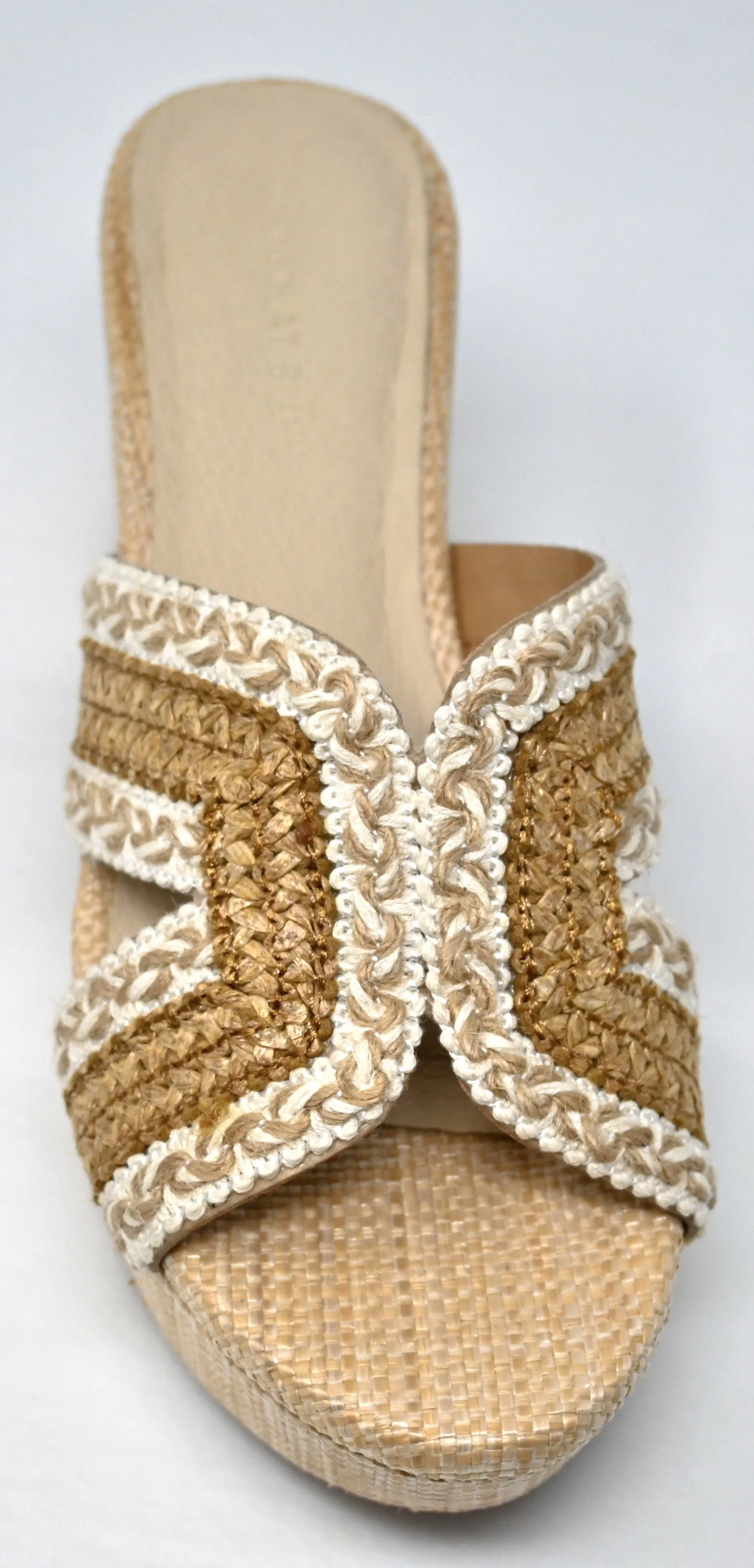 Chocolat Blu Gen Raffia Sandal