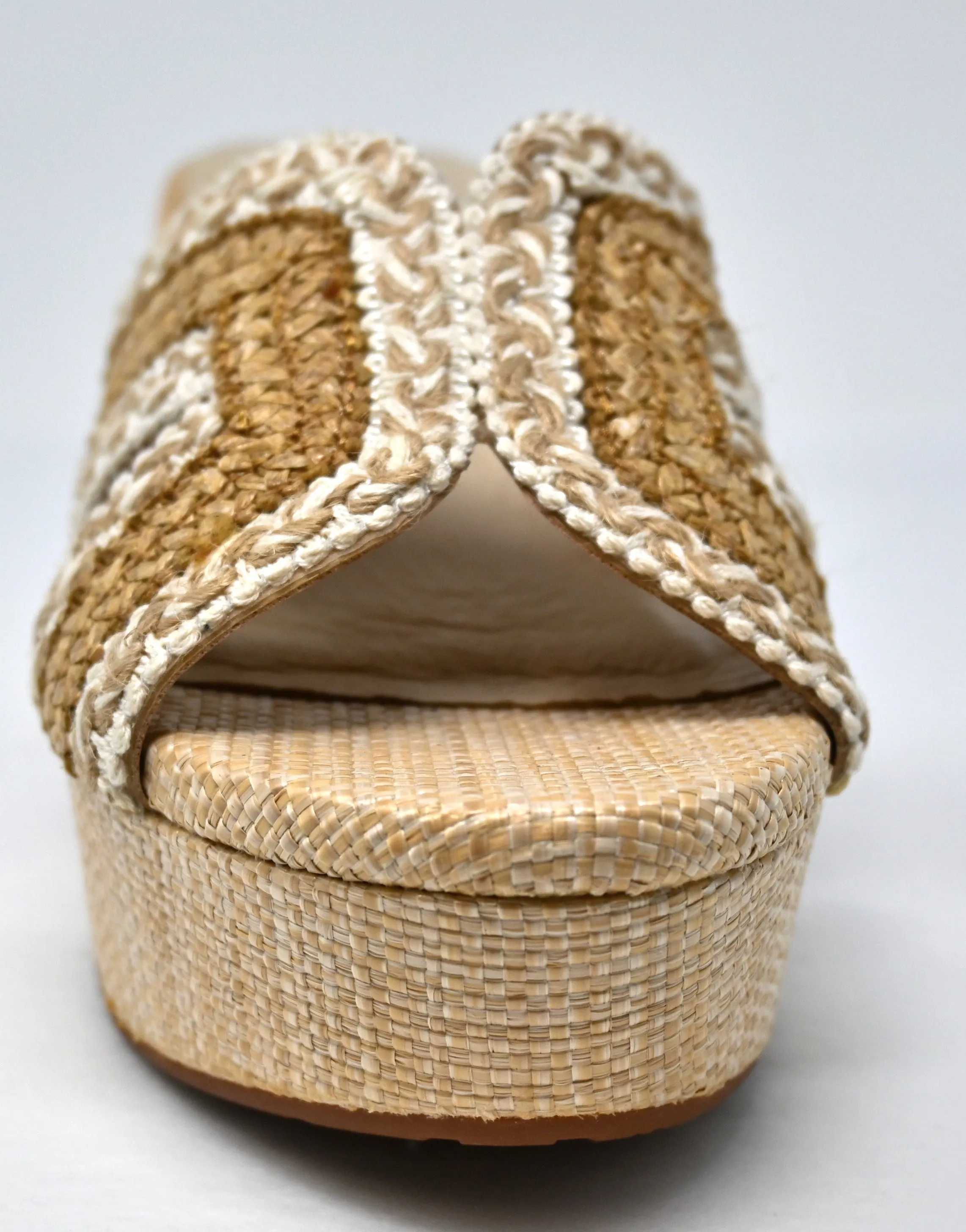 Chocolat Blu Gen Raffia Sandal