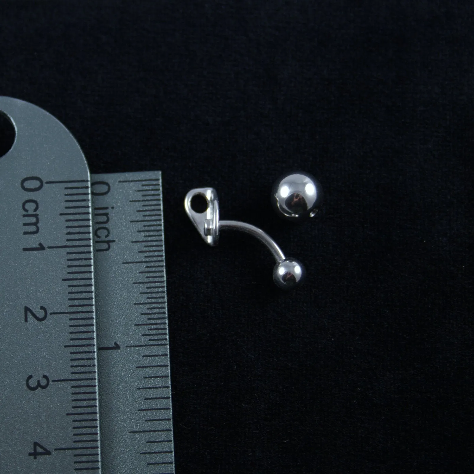 Climbers Bolt Hanger Navel Ring - Sterling - Rock Climbing Jewelry
