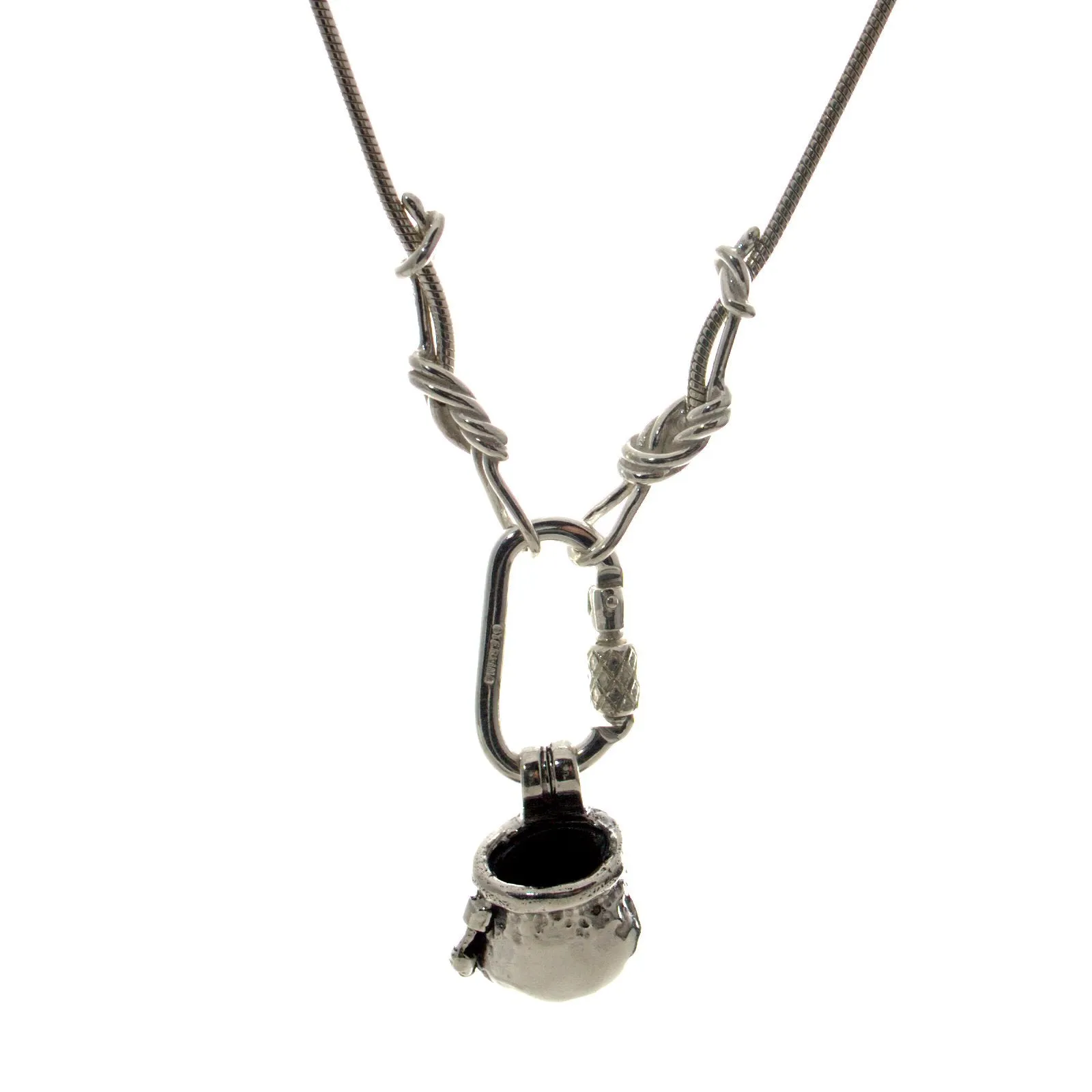 Climbers Sterling Silver Chain Necklace & Optional Pendants