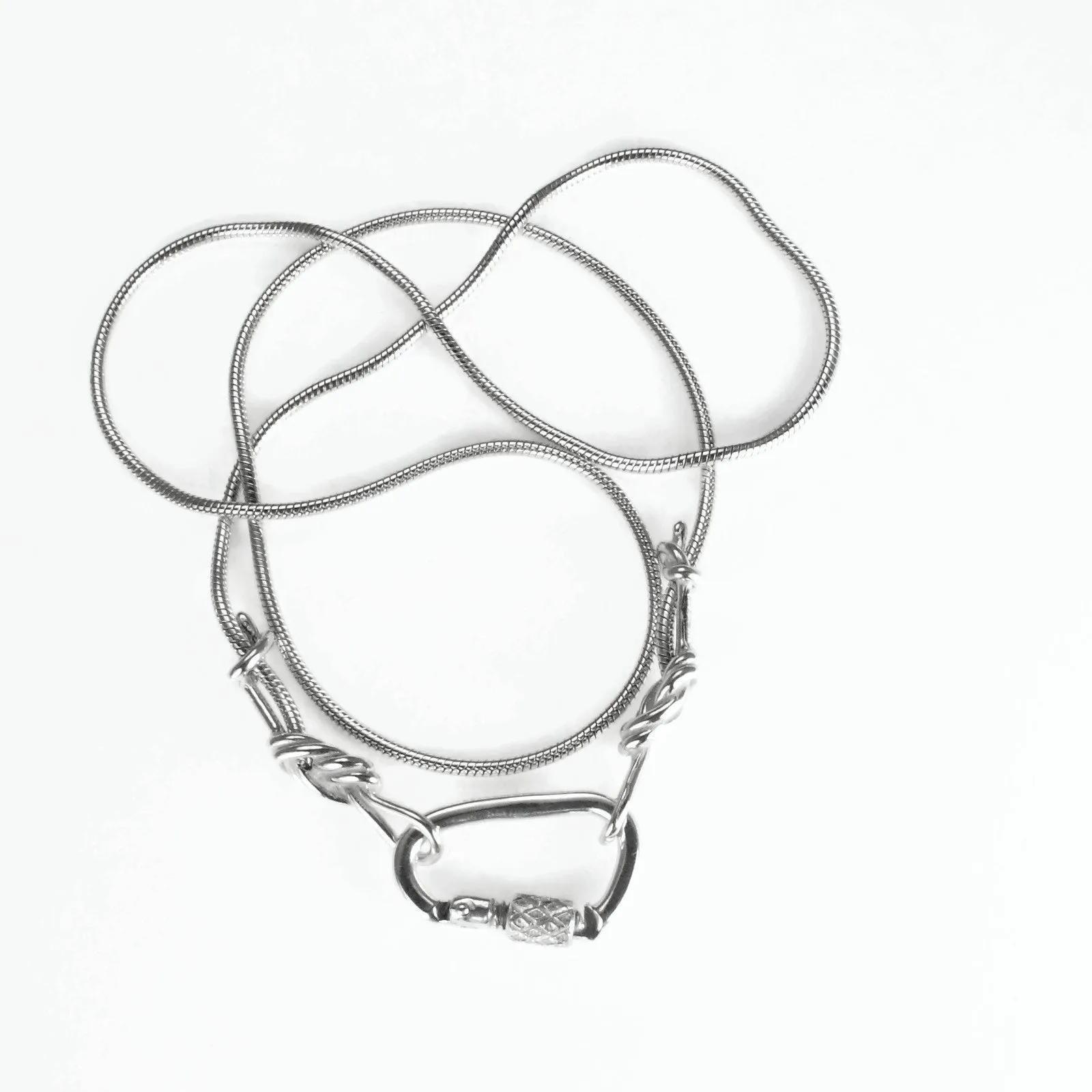 Climbers Sterling Silver Chain Necklace & Optional Pendants