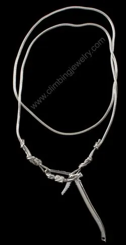 Climbers Sterling Silver Chain Necklace & Optional Pendants