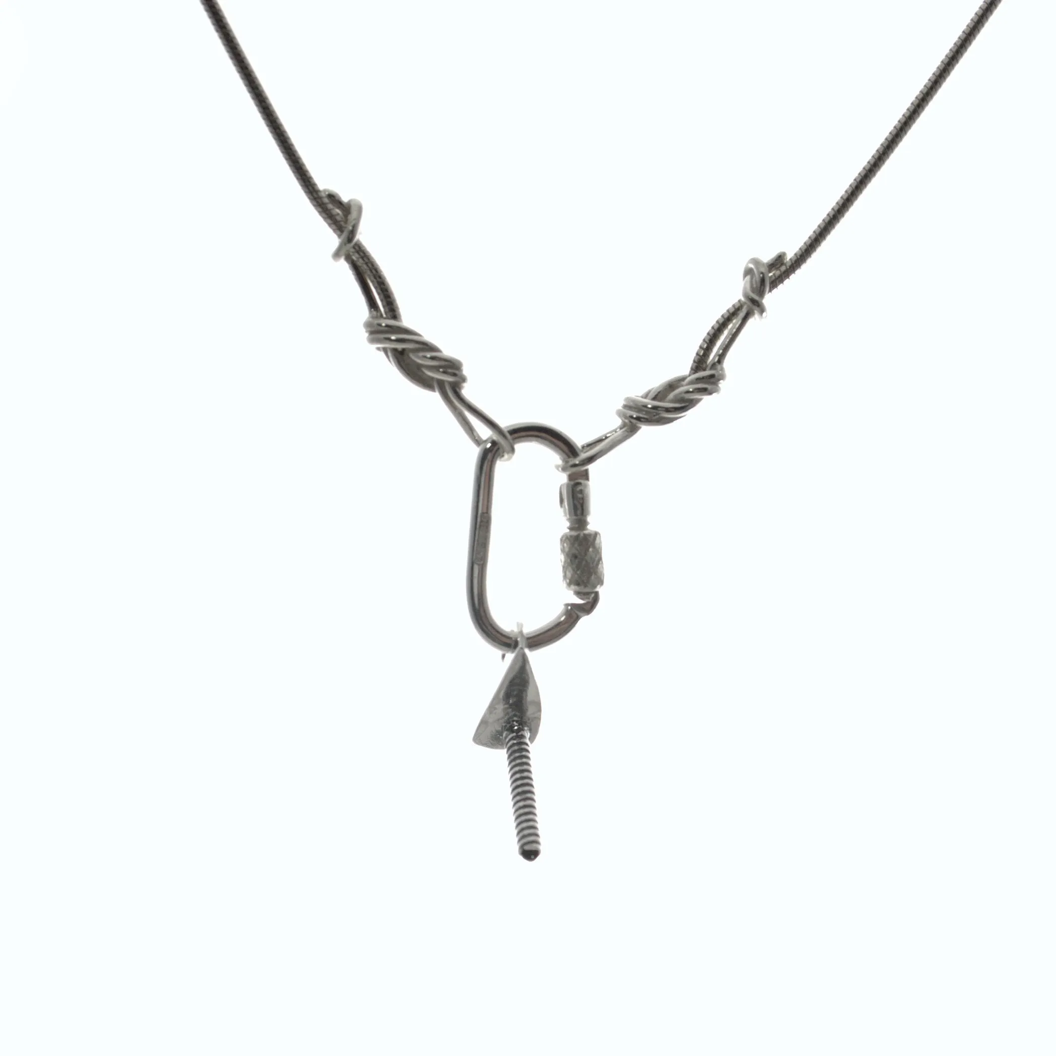Climbers Sterling Silver Chain Necklace & Optional Pendants