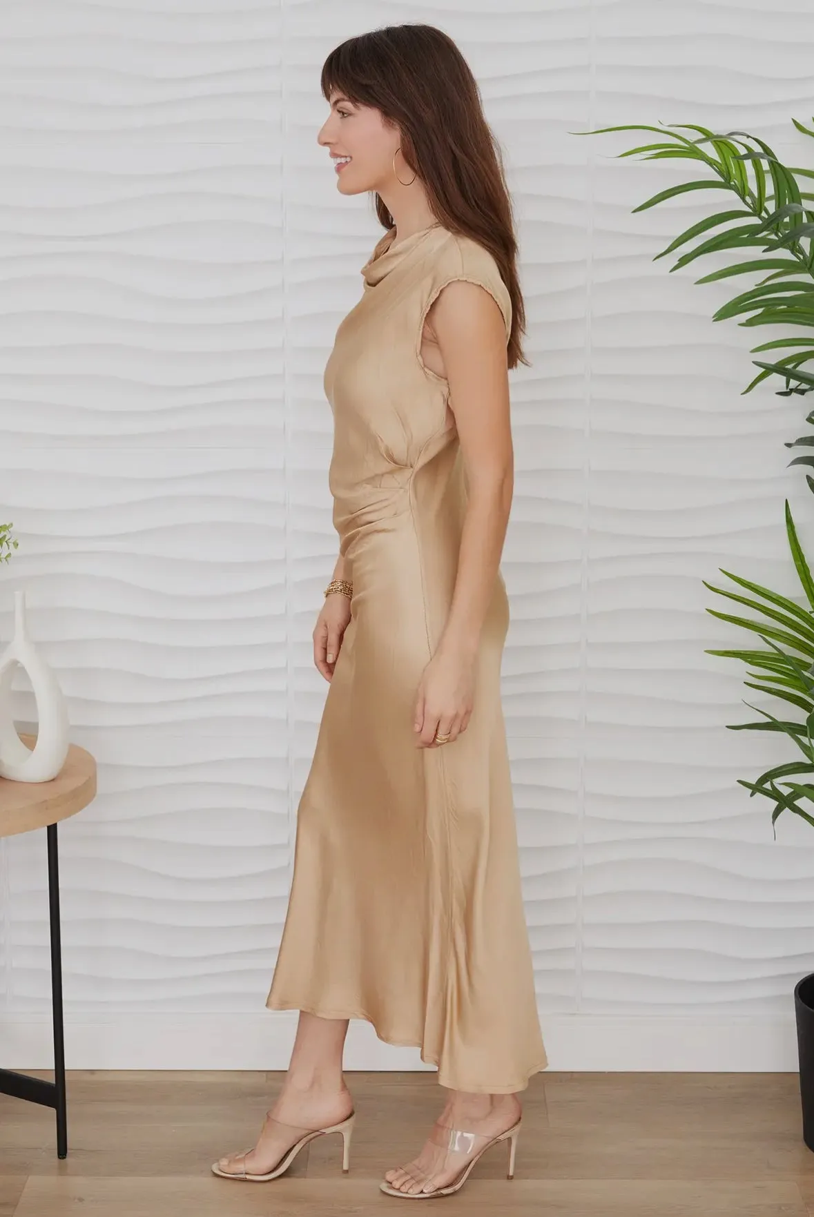 COSETTE SILK MIDI DRESS