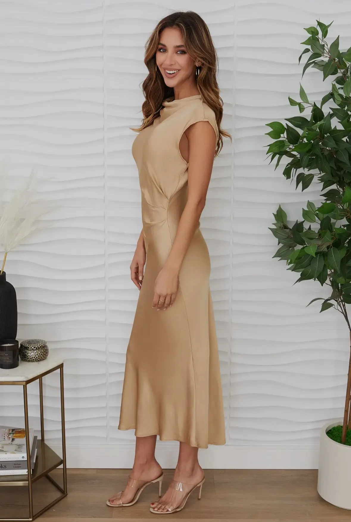 COSETTE SILK MIDI DRESS