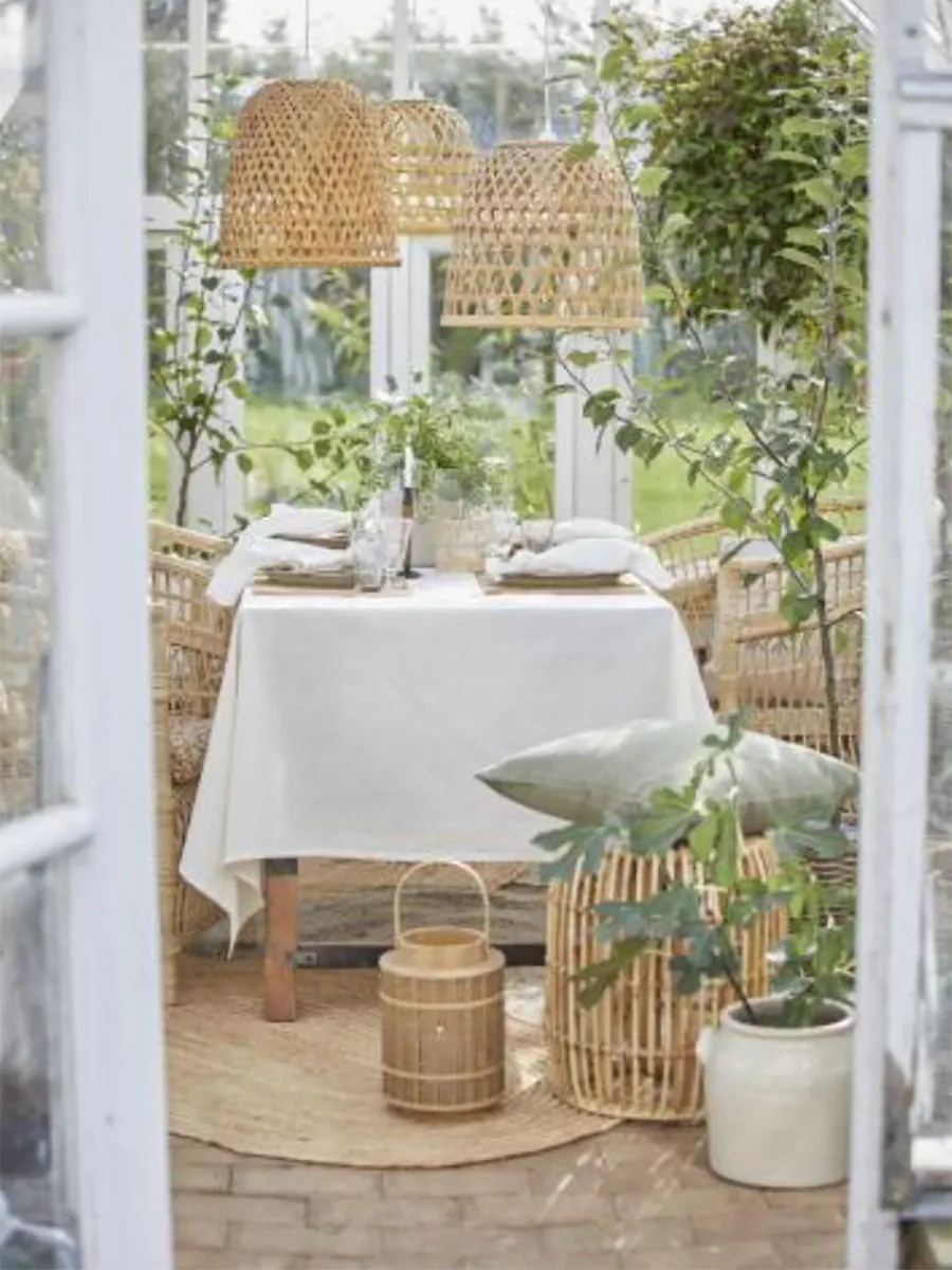 Cotton Table Cloth - Butter Cream