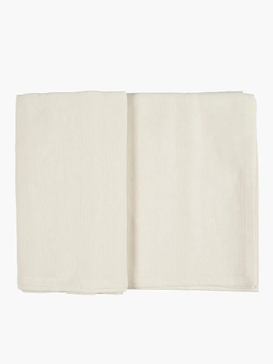 Cotton Table Cloth - Butter Cream