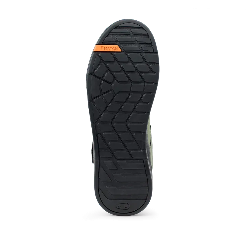 Crankbrothers Shoes Stamp Speedlace Green / Orange - Black outsole