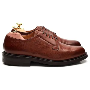 'Deal' Tan Brown Grain Leather Derby UK 7 F