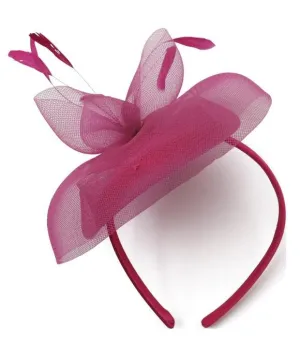 Deep Pink Elisa Fascinator
