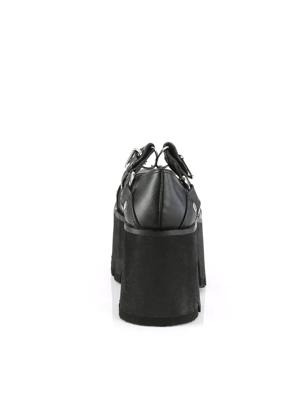 DEMONIA ASHES-33 - BLACK VEGAN LEATHER ✰ PRE ORDER ✰