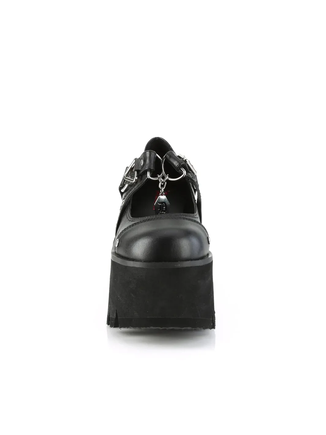 DEMONIA ASHES-33 - BLACK VEGAN LEATHER ✰ PRE ORDER ✰