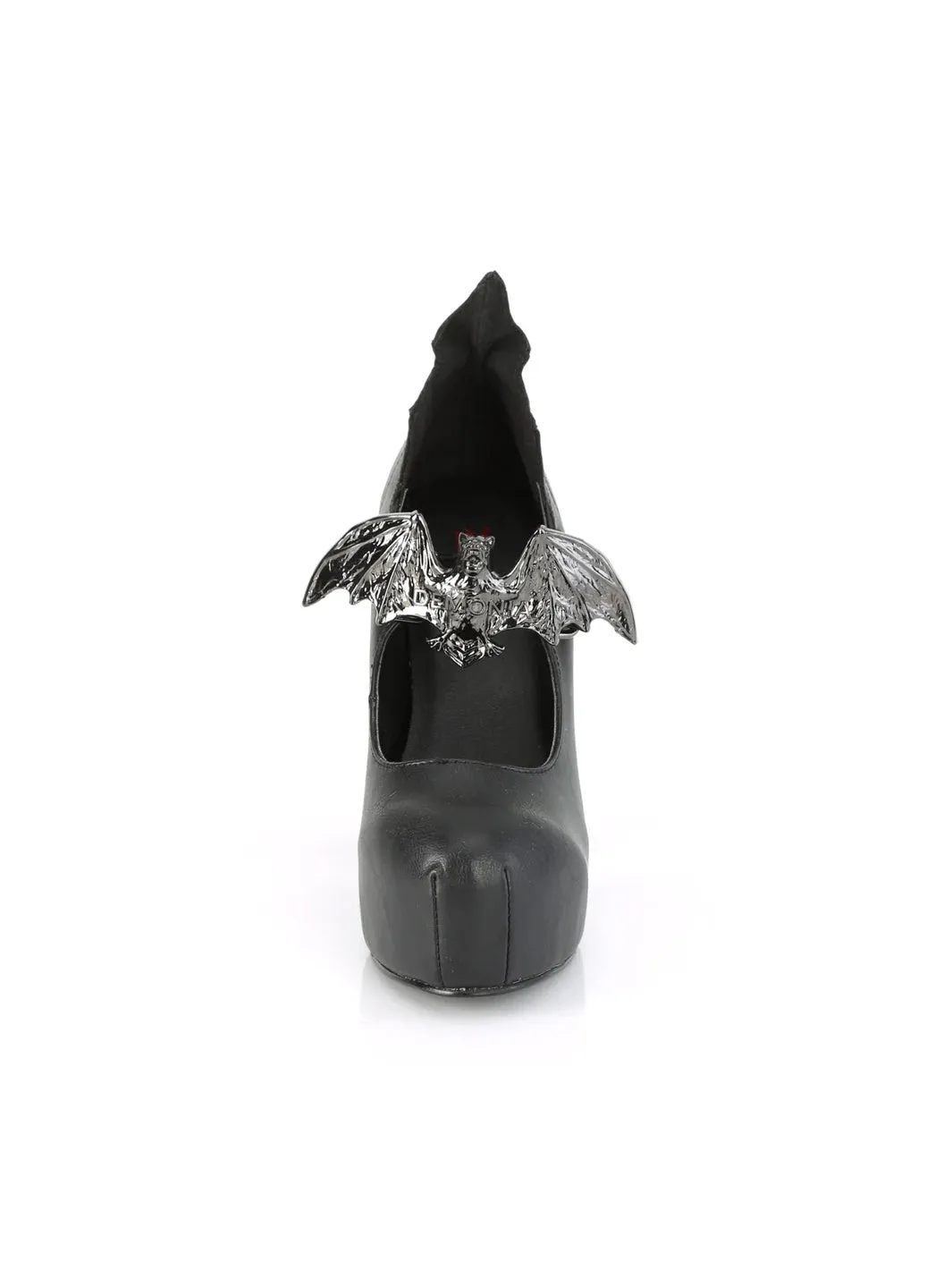 DEMONIA DEMON-18 - BLACK VEGAN LEATHER ✰ PRE ORDER ✰