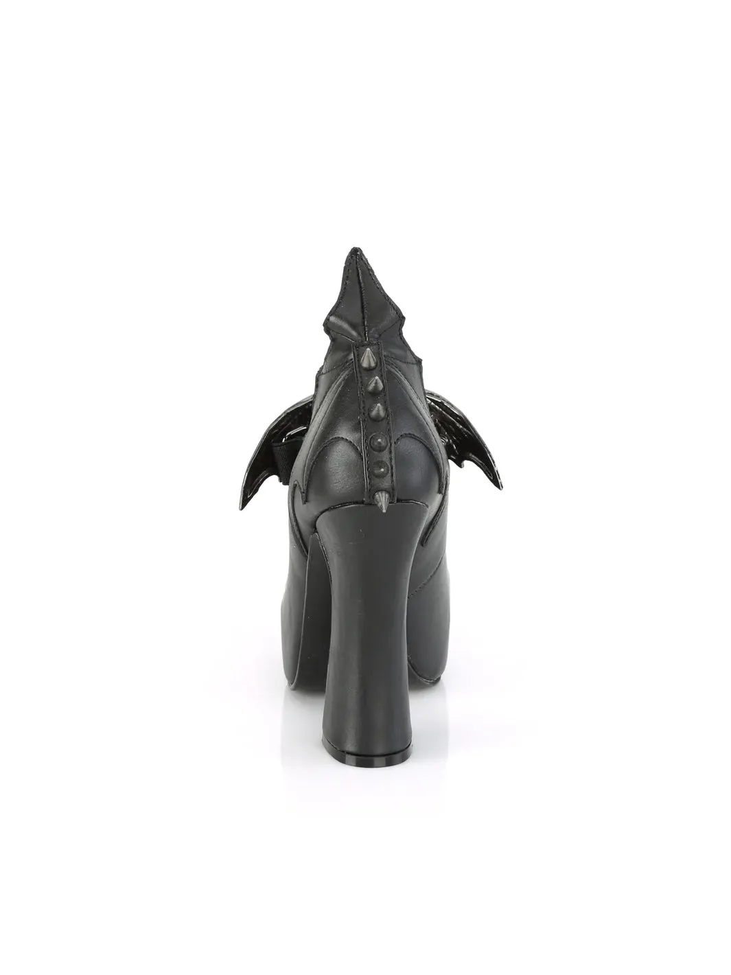 DEMONIA DEMON-18 - BLACK VEGAN LEATHER ✰ PRE ORDER ✰