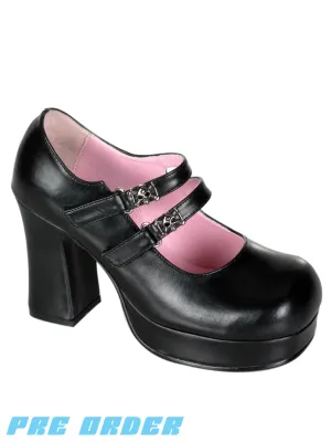 DEMONIA GOTHIKA-09 - BLACK VEGAN LEATHER ✰ PRE ORDER ✰