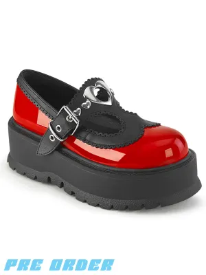 DEMONIA SLACKER-23 - RED & BLACK ✰ PRE ORDER ✰