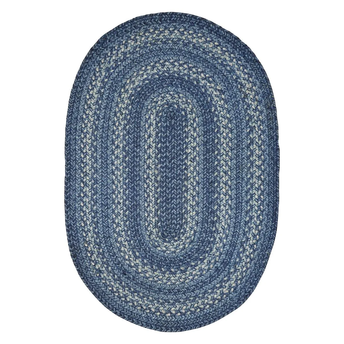 Denim Jute Braided Rug