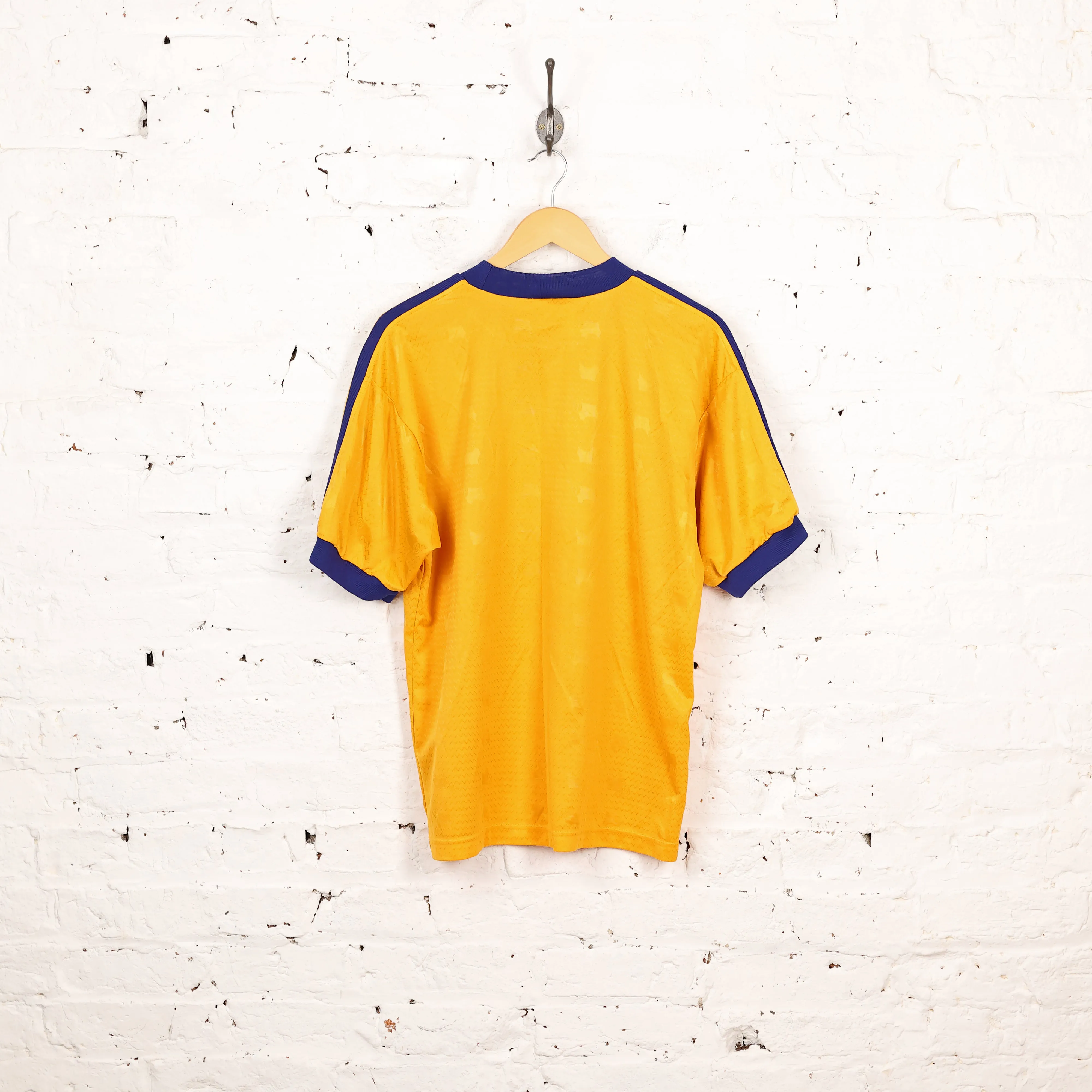 Derby County 1998 Puma Away Football Shirt - Yellow - M
