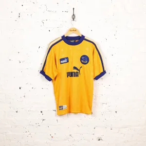 Derby County 1998 Puma Away Football Shirt - Yellow - M