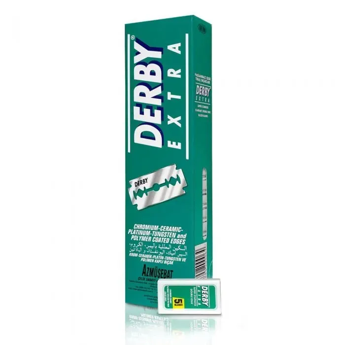 Derby Extra Double edge razor blades pack of 5 blades