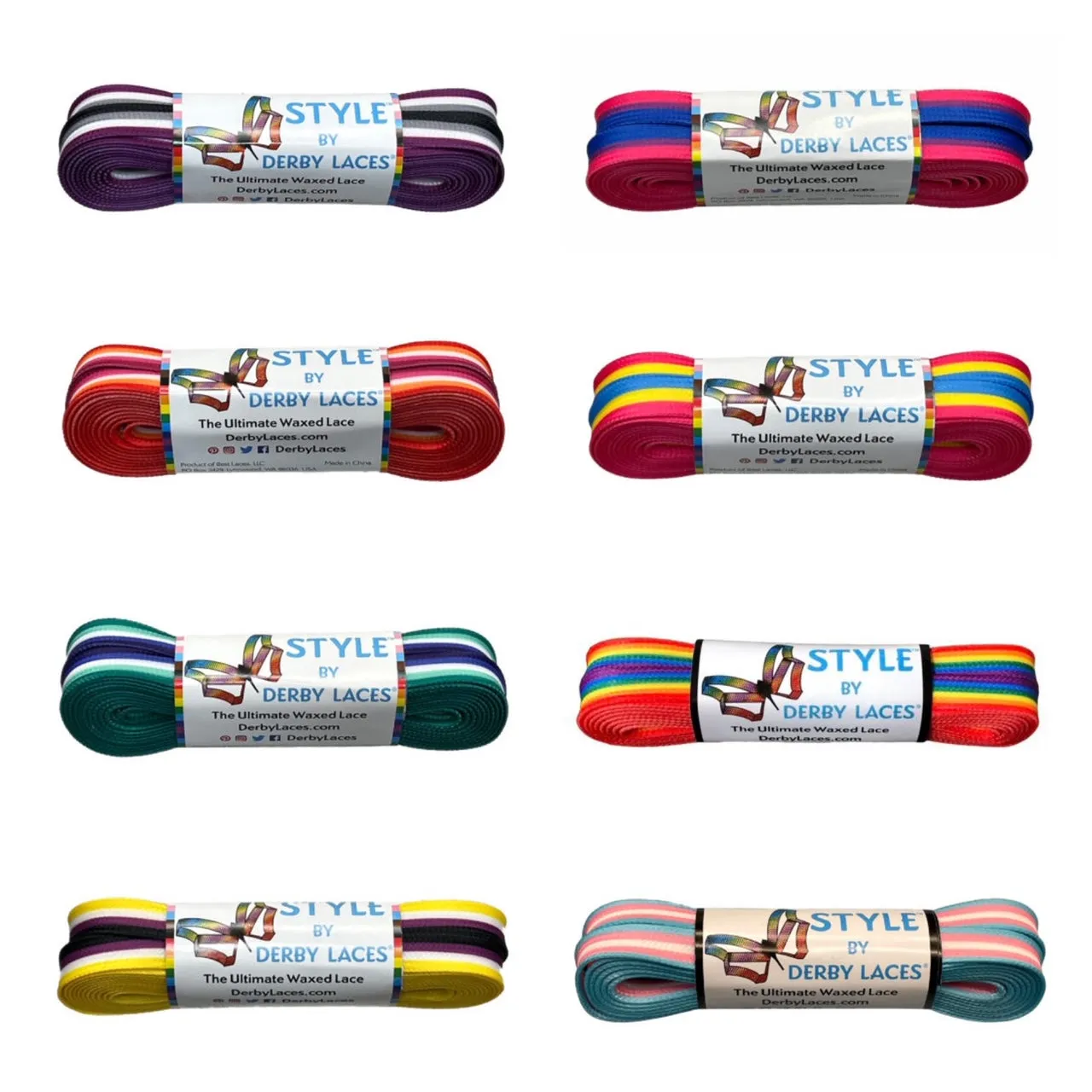 Derby Laces Pride Style 72" (183cm)
