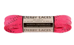 Derby Waxed Laces (Hot Pink)