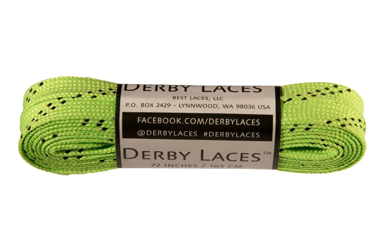 Derby Waxed Laces  - Lime Green -