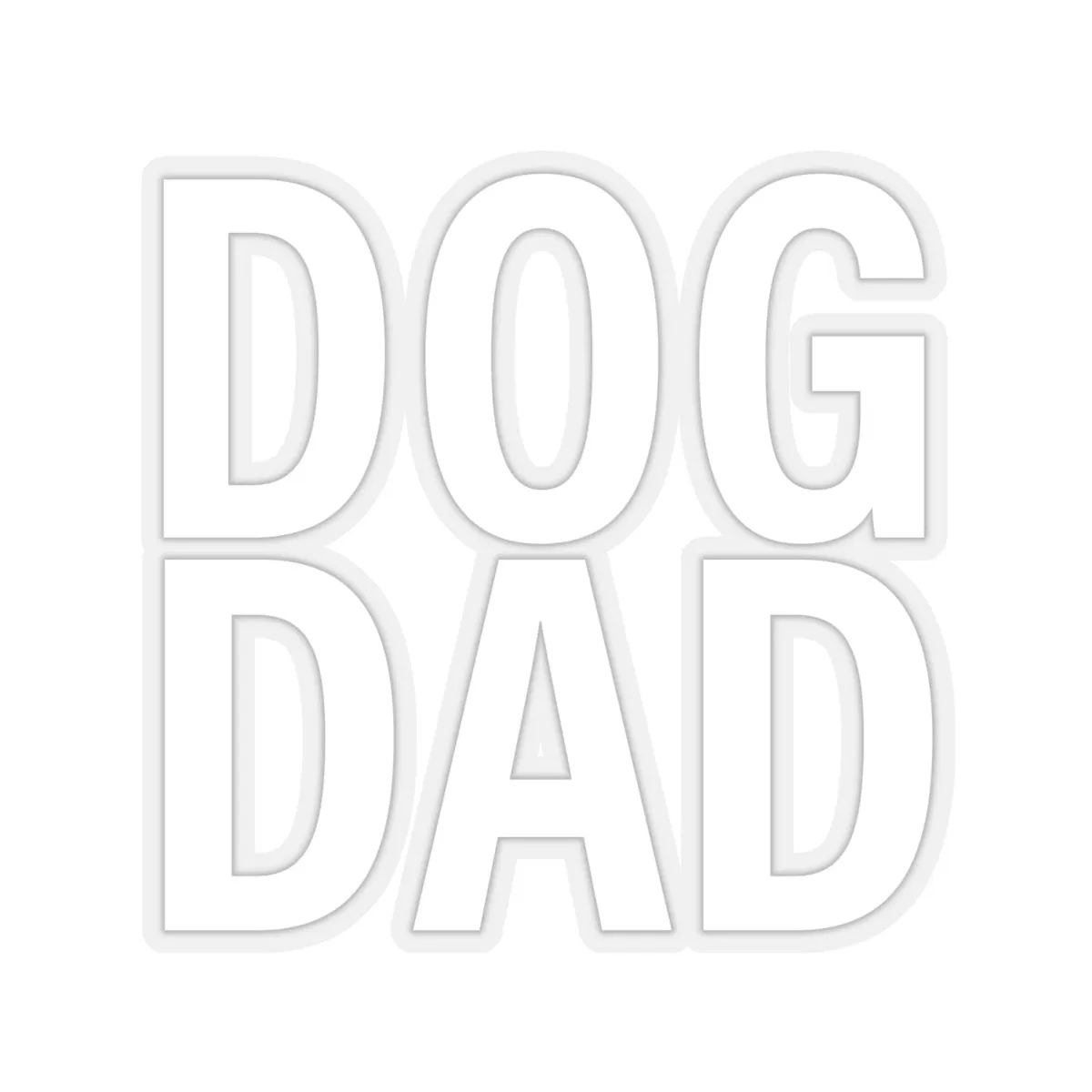 Dog Dad - Premium Sticker