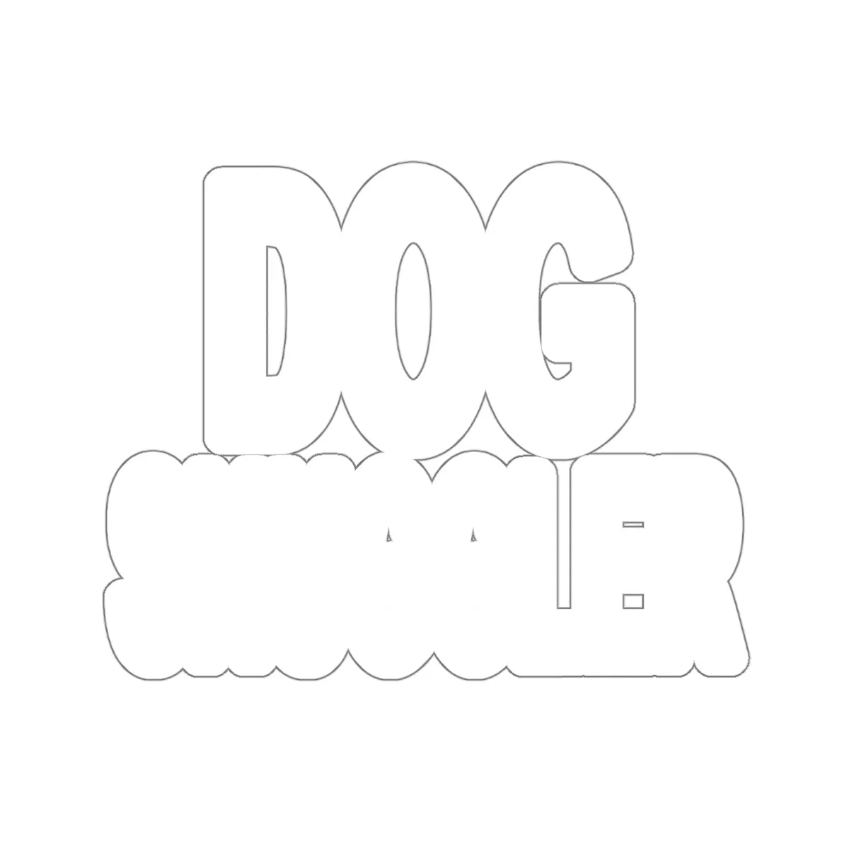 Dog Snuggler - Premium Sticker