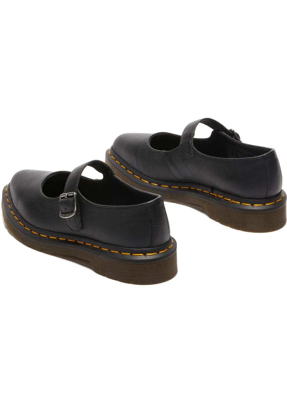 Dr. Martens Elphie Virginia Leather Ballerinas Black