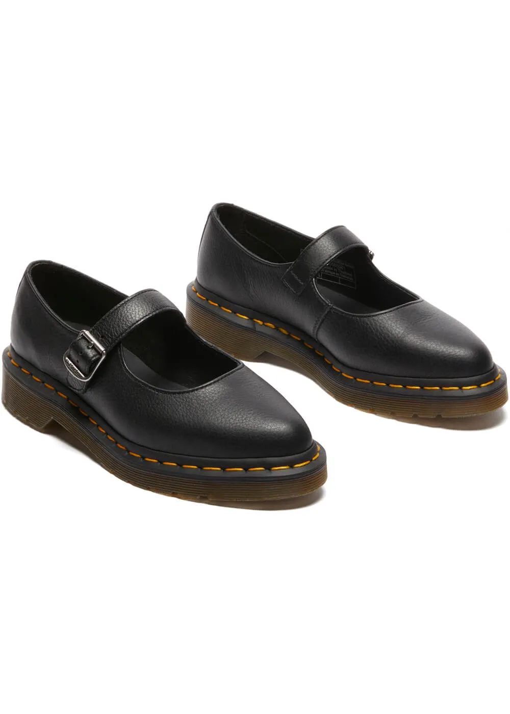 Dr. Martens Elphie Virginia Leather Ballerinas Black