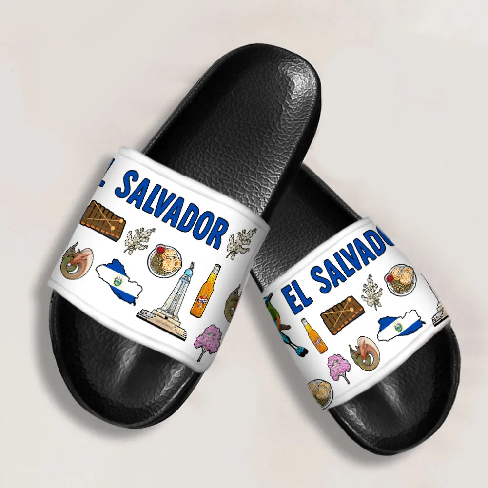 El Salvador Slide Sandals For Salvadoran Men, Women