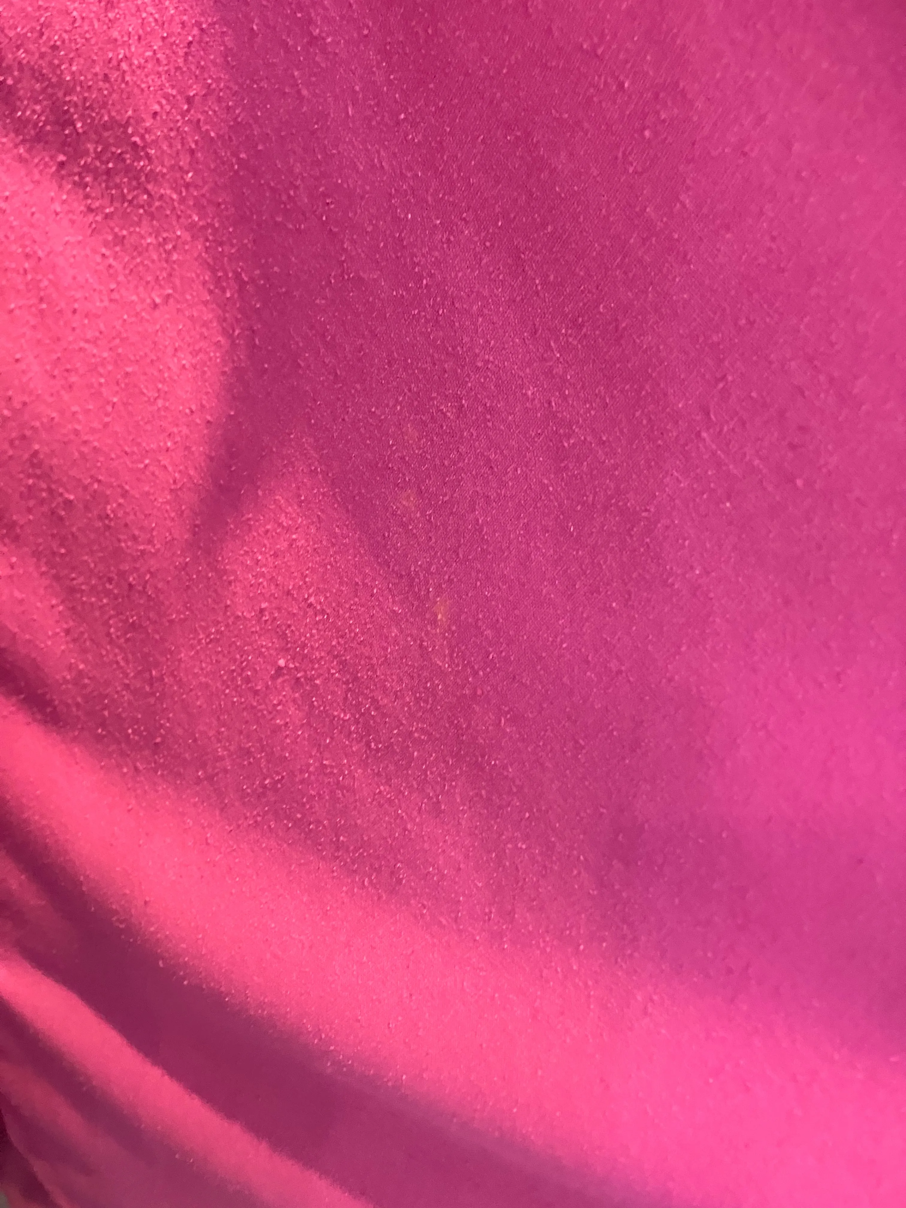 Electric Feathers Fuchsia Ruffle Silk Caftan