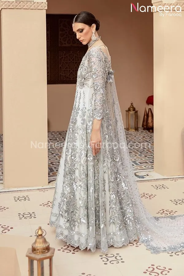 Elegant White Lehenga Choli By Designer 2021 #PF222