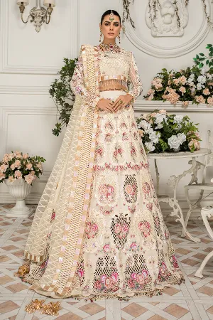 Elegant White Lehenga Choli for Wedding Party #PF404
