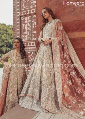 Embellished Gown Pakistani Bridal Wear Online #BN122
