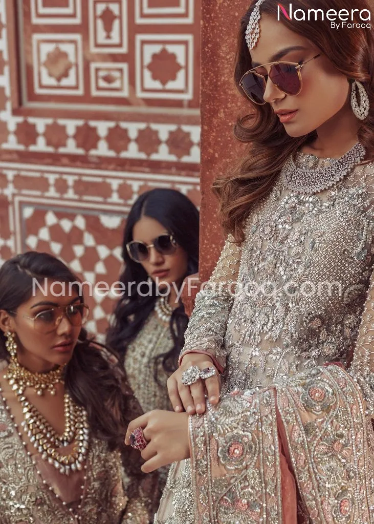 Embellished Gown Pakistani Bridal Wear Online #BN122