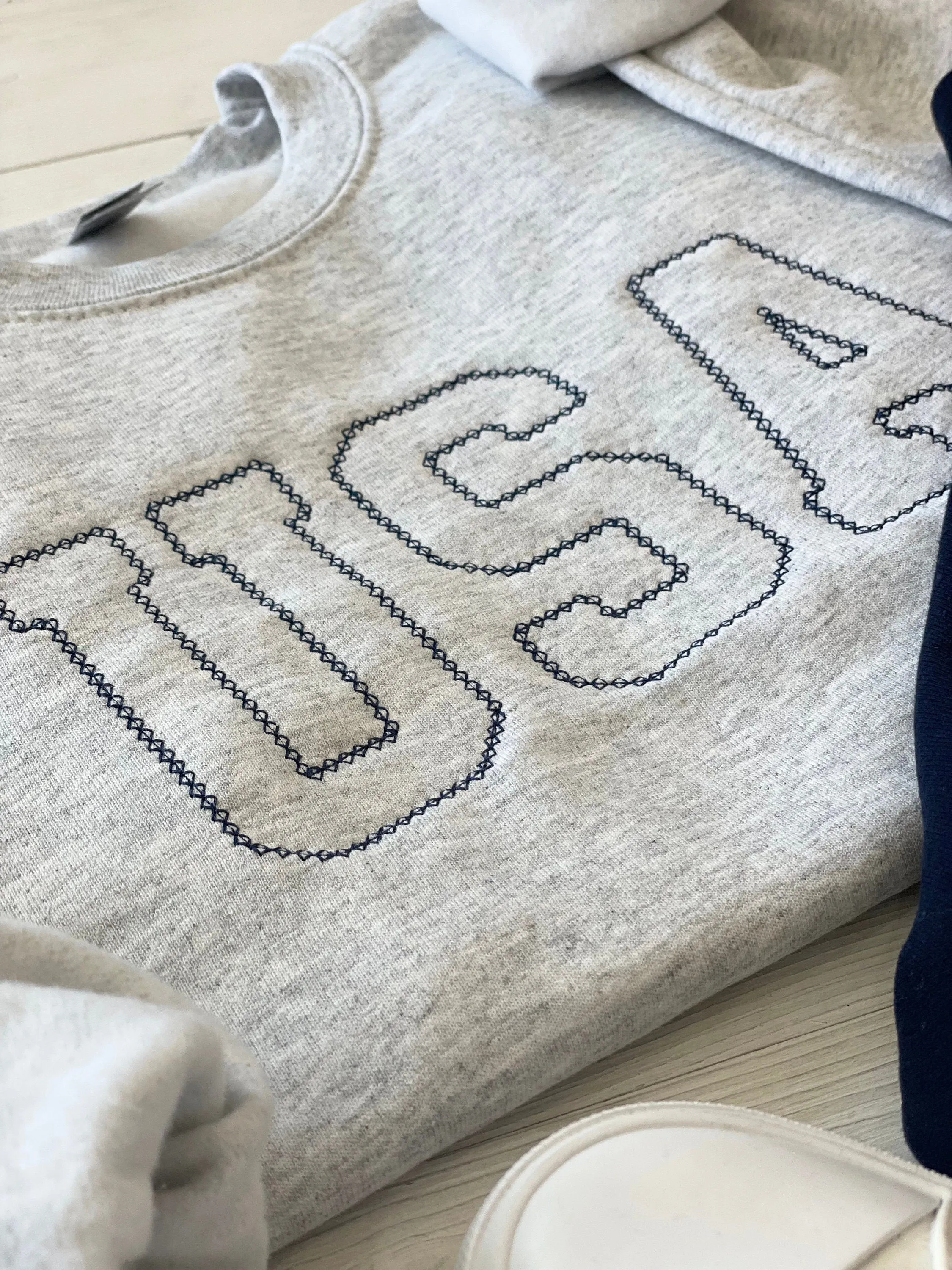 Embroidered USA Sweatshirt