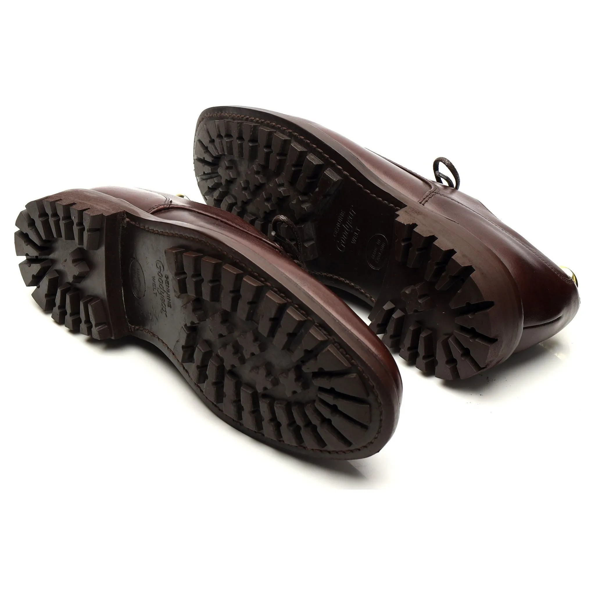 'Epsom II' Brown Leather Derby UK 8 F